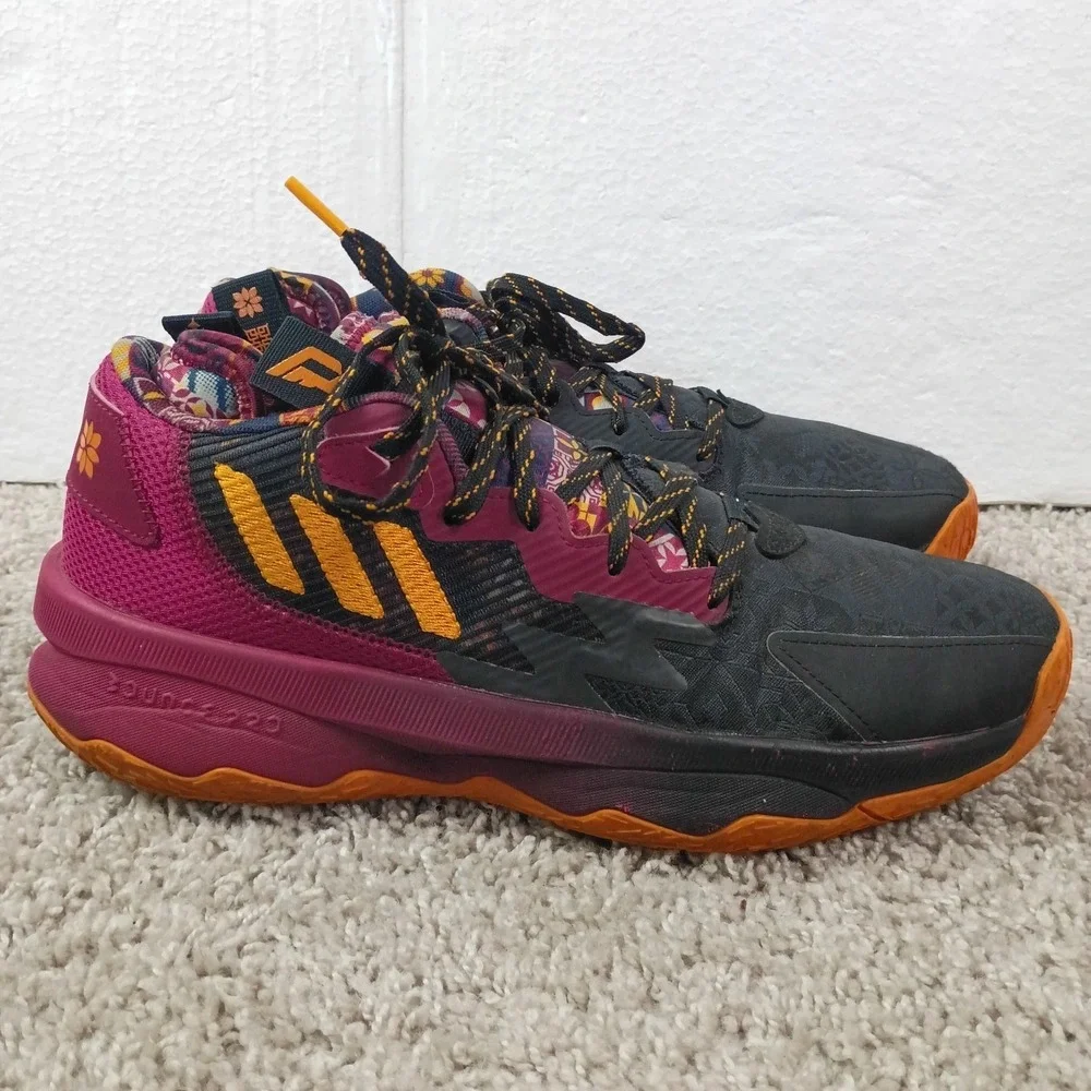 Adidas Mens 9.5 Dame 8 CNY Chinese New Year Basketball Shoes Athletic GW1816